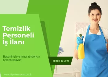 Temizlik Personeli İş İlanı